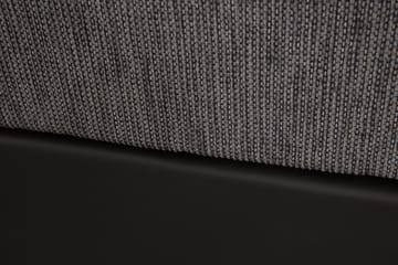 Komplett Sängpaket Romance Lyx 180x200 Konstläder/Tyg - Svart|Ljusgrå - Möbler - Säng - Kontinentalsäng