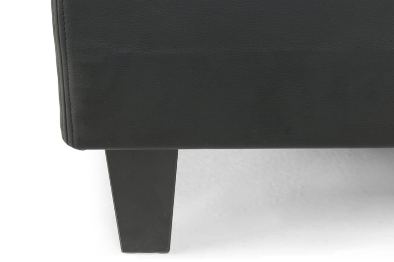Komplett Sängpaket Romance Lyx 180x200 Konstläder/Tyg - Svart|Ljusgrå - Möbler - Säng - Kontinentalsäng
