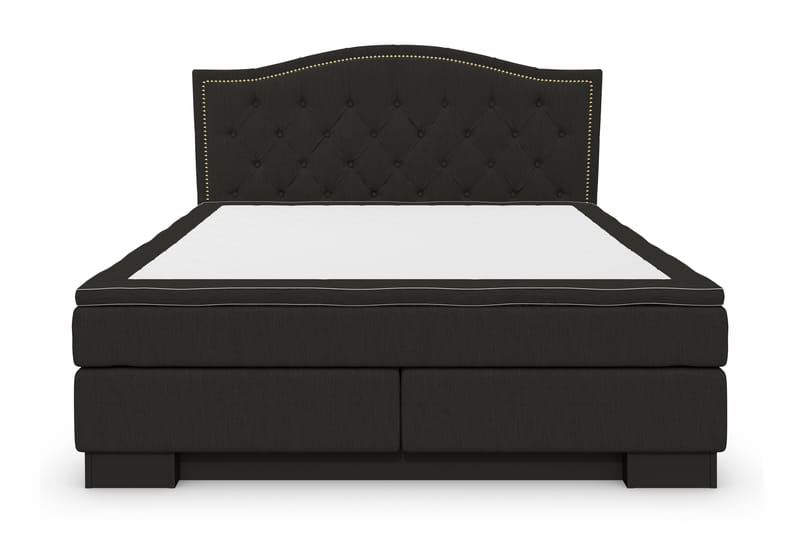Komplett Sängpaket Romance Lyx 180x210 Cesaro Gavel Toppad - Svart - Möbler - Säng - Kontinentalsäng