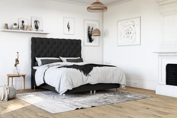 Kontinentalsäng Boxford 140x200 - Svart (+Fler val) - Möbler - Säng - Kontinentalsäng