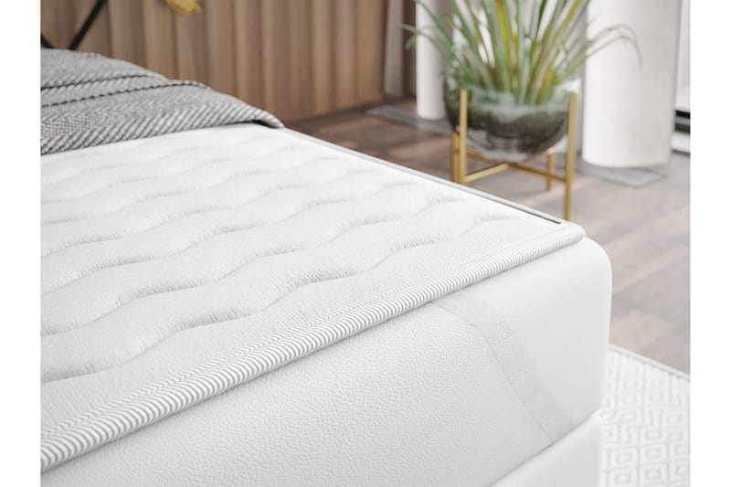 Kontinentalsäng Carrubbo 120x200 cm - Svart - Säng med förvaring - Komplett sängpaket