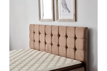 Kontinentalsäng Eathelin 80x180 cm - Ljusbrun - Möbler - Säng - Komplett sängpaket