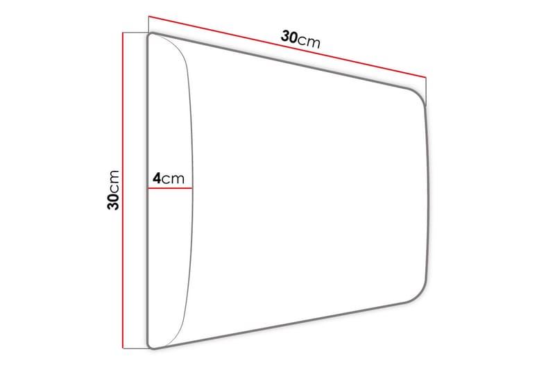 Kontinentalsäng Forenza 160x200 cm+Panel 30 cm - Vit - Möbler - Säng - Komplett sängpaket