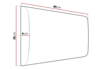 Kontinentalsäng Forenza 90x200 cm+Panel 40 cm - Rosa - Möbler - Säng - Komplett sängpaket