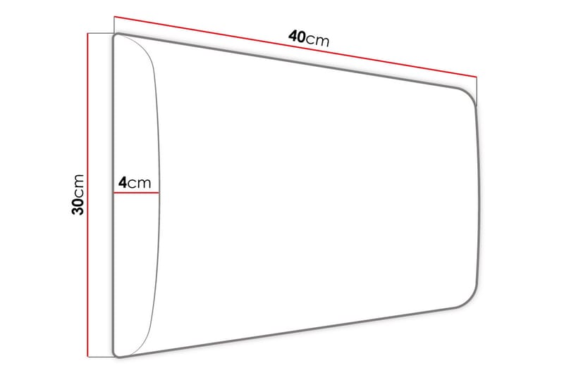 Kontinentalsäng Forenza 90x200 cm+Panel 40 cm - Rosa - Möbler - Säng - Komplett sängpaket