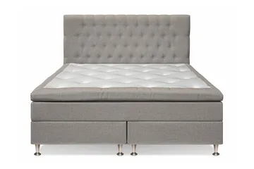 Utan sänggavel - Ljusbrun