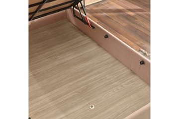 Kontinentalsäng Tizapan 120x200 cm - Ljusbrun - Möbler - Säng - Komplett sängpaket