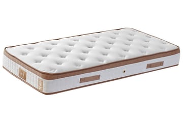 Kontinentalsäng Pylpio 100x200 cm - Ljusbrun - Möbler - Säng - Komplett sängpaket