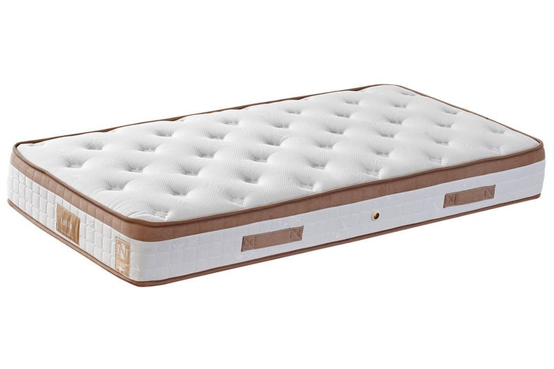 Kontinentalsäng Pylpio 90x200 cm - Ljusbrun - Möbler - Säng - Komplett sängpaket