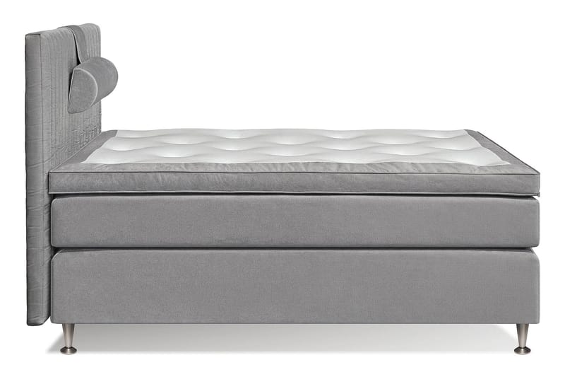 Malina Kontinentalsäng 140x200 - Ljusgrå - Komplett sängpaket