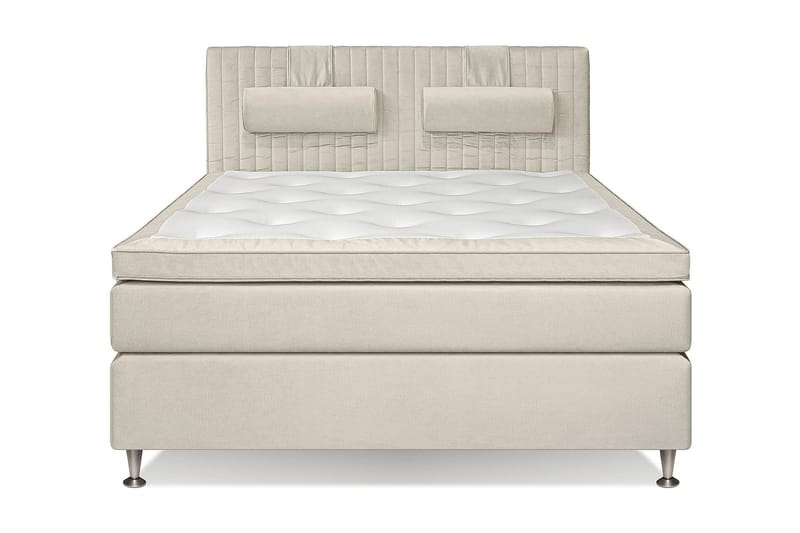 Malina Kontinentalsäng 160x200 - Beige - Komplett sängpaket