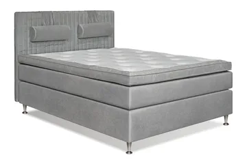 Mega Komplett Sängpaket 160x200 - Ljusgrå - Möbler - Säng - Kontinentalsäng