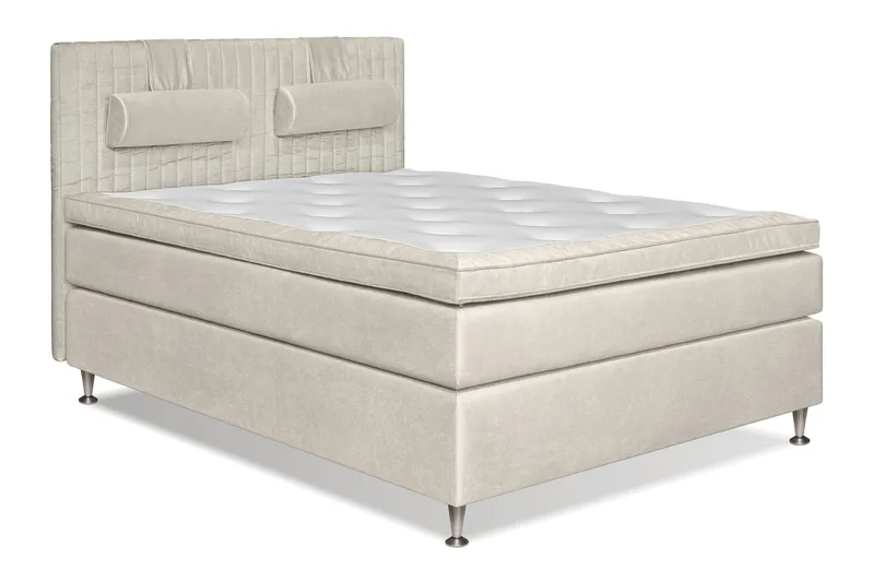 Mega Komplett Sängpaket 180x200 - Beige - Möbler - Säng - Kontinentalsäng