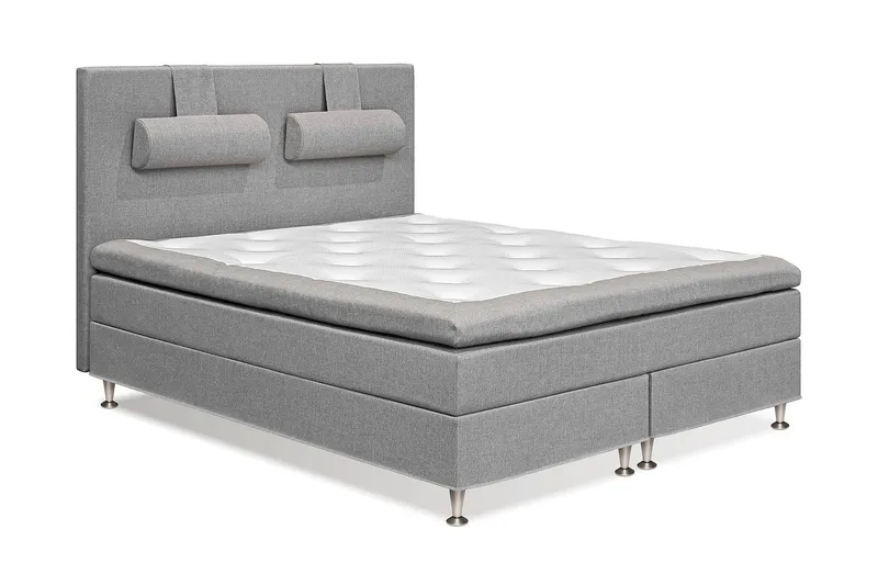 Meja Kontinentalsäng 160x200 - Ljusgrå - Möbler - Säng - Kontinentalsäng