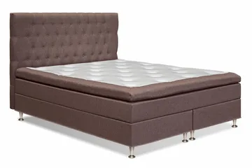 Meja Kontinentalsäng 160x200 - Mörkbrun - Möbler - Säng - Kontinentalsäng