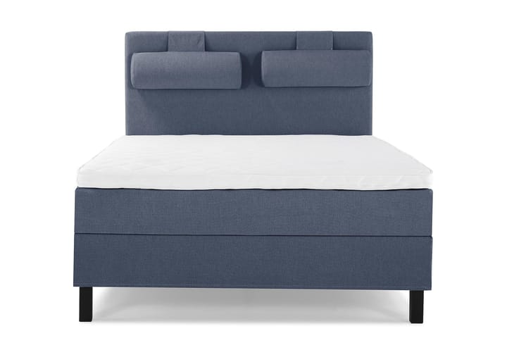 Komplett Sängpaket Olivia 140x200 Diamant Sänggavel Mörkblå - Komplett sängpaket - Kontinentalsäng