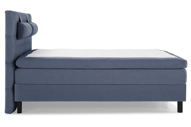 Komplett Sängpaket Olivia 160x200 Diamant Sänggavel Mörkblå - Memory Nackkudde Stor - Kontinentalsäng - Dubbelsäng - Komplett sängpaket