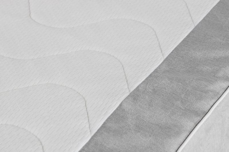 Princess Kontinentalsäng 120x200cm - Ljusgrå/Sammet - Möbler - Säng - Enkelsäng