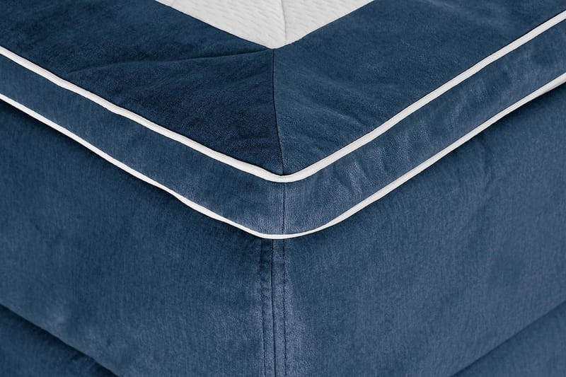 Princess Kontinentalsäng 120x200cm - Mörkblå/Sammet - Möbler - Säng - Enkelsäng