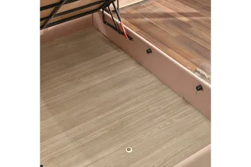 Reghum Kontinentalsäng 100x200 cm - Ljusbrun - Möbler - Säng - Komplett sängpaket