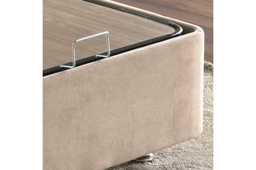 Reghum Kontinentalsäng 100x200 cm - Ljusbrun - Möbler - Säng - Komplett sängpaket