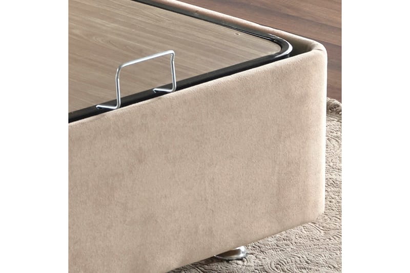 Reghum Kontinentalsäng 90x190 cm - Ljusbrun - Möbler - Säng - Komplett sängpaket