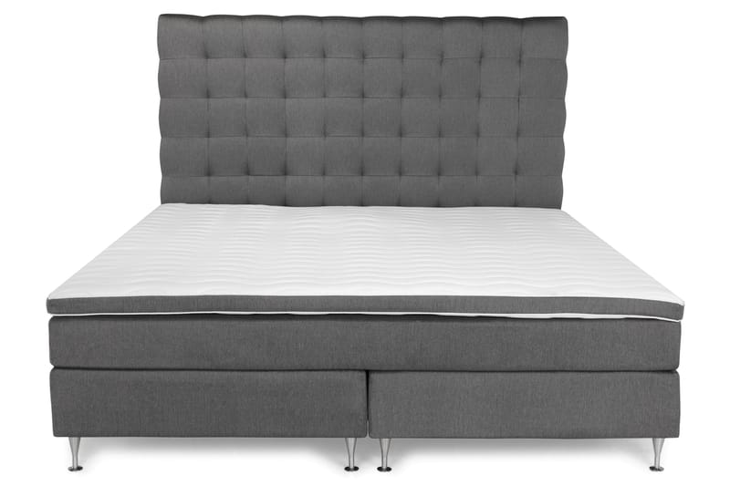 Komplett Sängpaket Relax Premium Kontinentalsäng 210x210 - Grå - Komplett sängpaket - Kontinentalsäng - Dubbelsäng