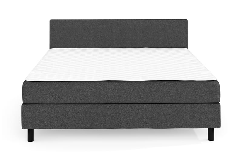 Komplett Sängpaket Rocky 160x200 - Mörkgrå - Komplett sängpaket - Kontinentalsäng - Dubbelsäng