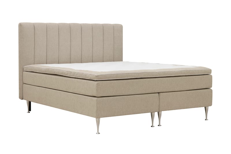 Komplett Sängpaket Romance High 160x200 cm - Beige - Möbler - Säng - Kontinentalsäng