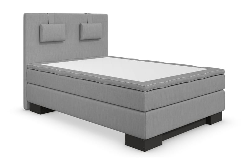 Komplett Sängpaket Romance Lyx 120x210 - Ljusgrå - Kontinentalsäng - Komplett sängpaket
