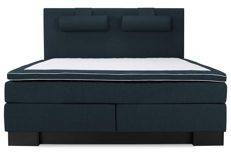 Komplett Sängpaket Romance Lyx 160 Mörkblå - Blå - Kontinentalsäng - Dubbelsäng - Komplett sängpaket