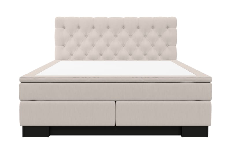 Komplett Sängpaket Romance Lyx 160x210 - Beige - Kontinentalsäng - Dubbelsäng - Komplett sängpaket