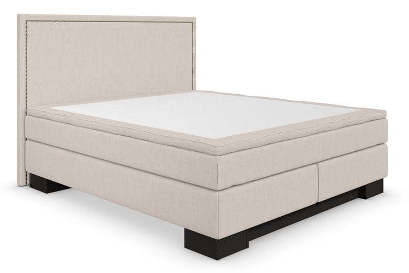 Komplett Sängpaket Romance Lyx 160x210 Cesaro Gavel Rak - Beige - Komplett sängpaket - Kontinentalsäng - Dubbelsäng