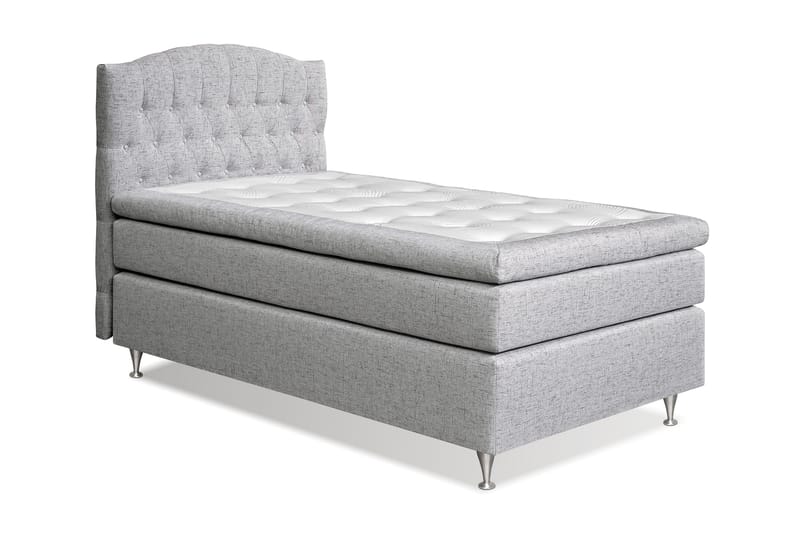 Sängpaket Abelie 120x200 Fast - Ljusgrå - Möbler - Säng - Kontinentalsäng