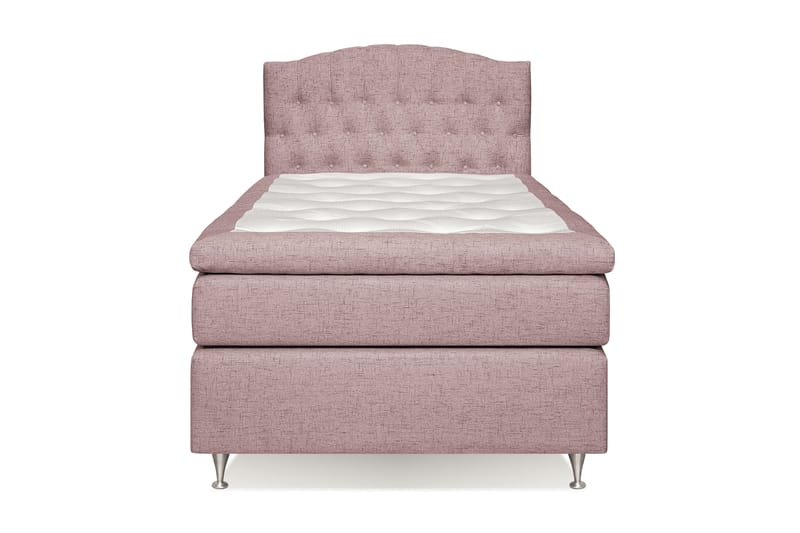 Sängpaket Abelie 120x200 Fast - Rosa - Kontinentalsäng - Komplett sängpaket