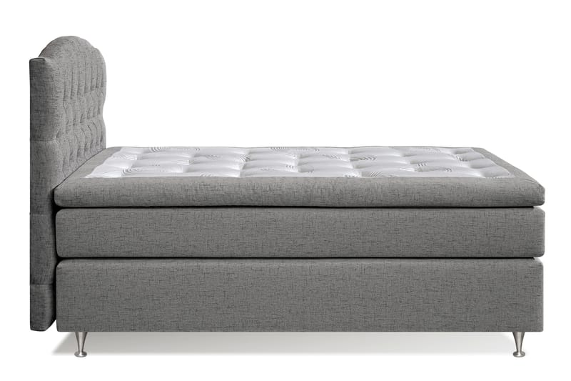 Sängpaket Abelie 120x200 Medium - Grå - Möbler - Säng - Kontinentalsäng