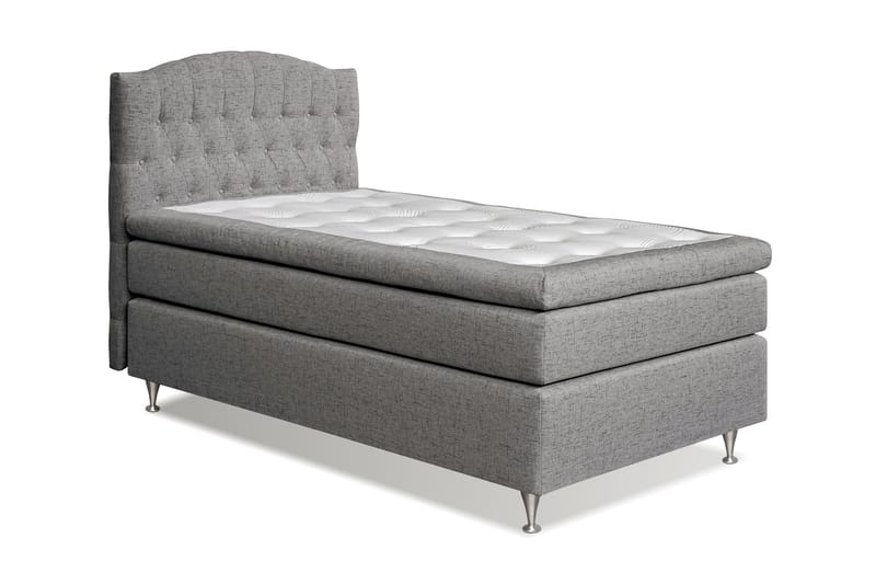 Sängpaket Abelie 120x200 Medium - Grå - Möbler - Säng - Kontinentalsäng