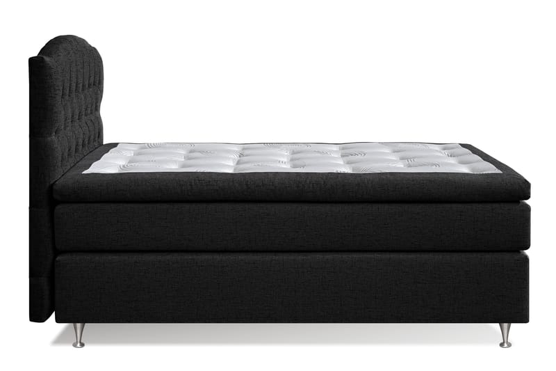 Sängpaket Abelie 120x200 Medium - Svart - Kontinentalsäng - Komplett sängpaket