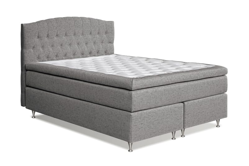 Sängpaket Abelie 160x200 Fast - Grå - Möbler - Säng - Kontinentalsäng