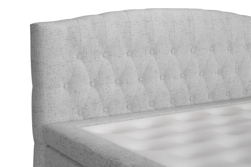 Sängpaket Abelie 160x200 Fast - Ljusgrå - Möbler - Säng - Kontinentalsäng