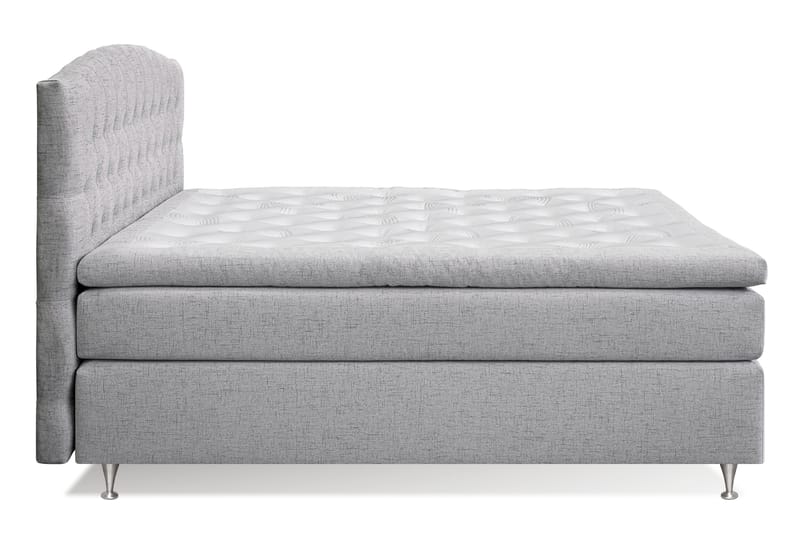 Sängpaket Abelie 160x200 Fast - Ljusgrå - Möbler - Säng - Kontinentalsäng