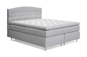 Sängpaket Abelie 160x200 Fast - Ljusgrå - Möbler - Säng - Kontinentalsäng