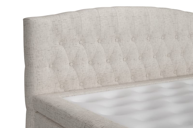 Sängpaket Abelie 160x200 Fast/Medium - Beige - Kontinentalsäng - Dubbelsäng - Komplett sängpaket