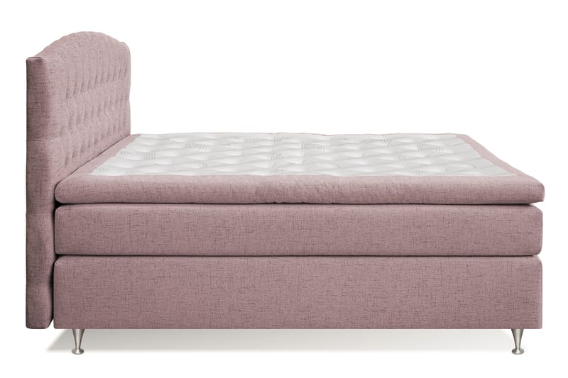 Sängpaket Abelie 180x200 Medium - Rosa - Kontinentalsäng - Dubbelsäng - Komplett sängpaket