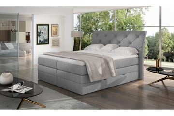 Sängpaket Aubenas 140x200 cm - Grå - Möbler - Säng - Komplett sängpaket