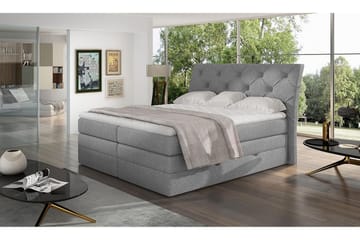 Sängpaket Aubenas 160x200 cm - Grå - Möbler - Säng - Komplett sängpaket