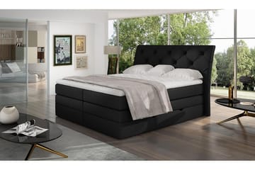 Sängpaket Aubenas 160x200 cm - Svart - Möbler - Säng - Komplett sängpaket