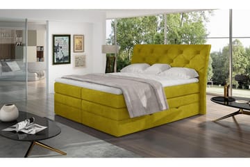 Sängpaket Aubenas 180x200 cm - Gul - Möbler - Säng - Komplett sängpaket