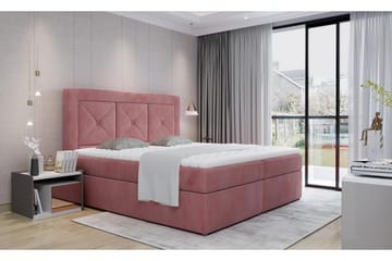 Sängpaket Cataloba 180x200 cm - Ljusrosa - Möbler - Säng - Komplett sängpaket