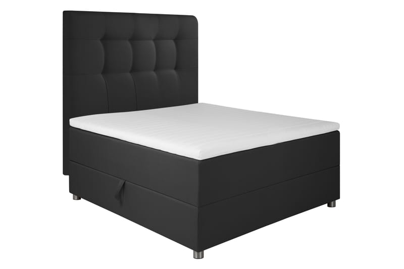 Sängpaket Chilla Förvaringssäng 120x200 cm - Mörkgrå - Säng med förvaring - Komplett sängpaket